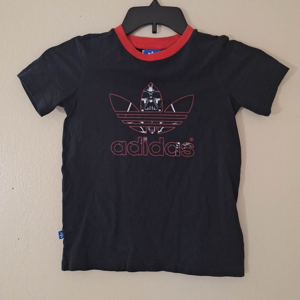 Adidas Star Wars Collab T-shirt Short Sleeve US Size Small Graphic Darth Vader